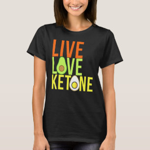 T-shirt Ketosis Ketone Avocado Egg Keto Lifestyle
