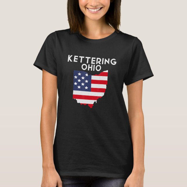 T-shirt Kettering Ohio USA State America Travel Ohioan (Devant)