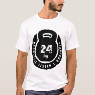 T-shirt Kettlebell : Hardstyle a examiné et 24kg approuv