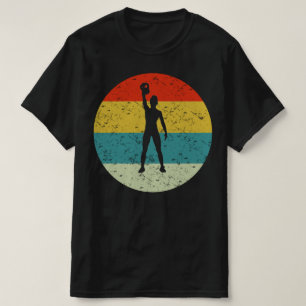 T-shirt KETTLEBELl rétro silhouette vintage les années 70