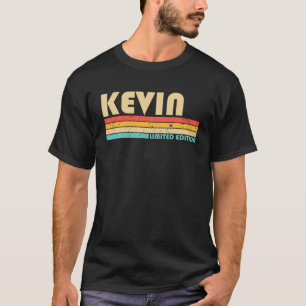 T-shirt KEVIN Nom Personnalisé Funny Retro Vintage Birthd