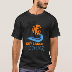 T-shirt Key Largo Floride Vacation Plage Groupe tropical