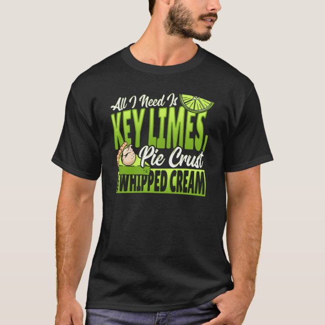 T-shirt Key Limes Pie Crust (Devant)
