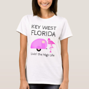 T-shirt Key West Floride Vivre la Vie de Luxe Drôle