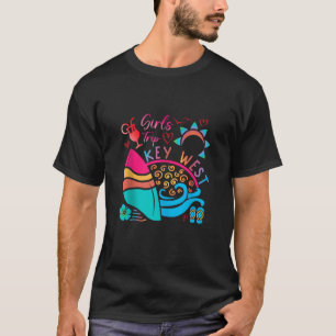 T-shirt Key West Girls Trip 2023 Beach Summer Vacation Cra
