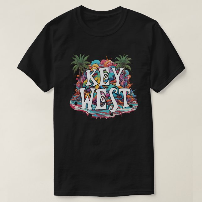 T-shirt Key West KW-0001 directement à l'impressio (Design devant)