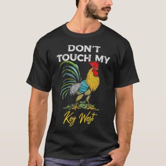 T-shirt Key West ne touchez pas à mon coq 