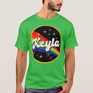 T-shirt Keyla Rainbow Dans L'Espace Style Vintage