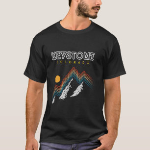 T-shirt Keystone, Colorado - USA Ski Resort 1980s Retro