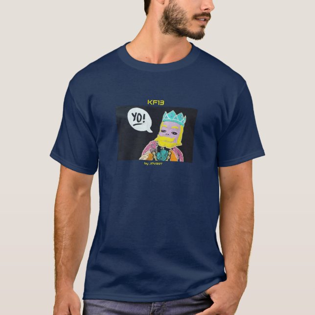 T-shirt KF13 (Roi Vendredi 13) par JPVART (Devant)