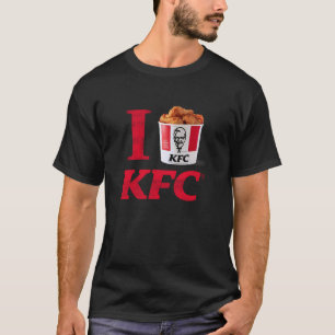 T-shirt KFC J'aime KFC Seau de poulet frit Nourriture rétr