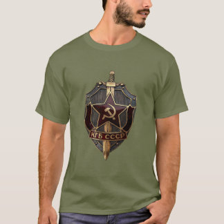 T-shirt KGB Badge