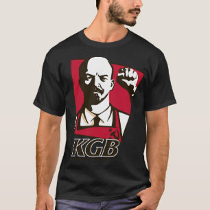 T-shirt KGB Lénine Poutine Russie soviétique Propagation