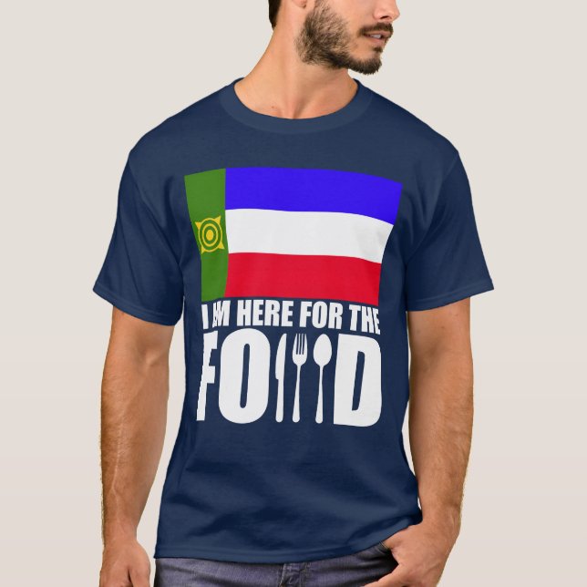 T-shirt Khakassia souvenir food travel family (Devant)