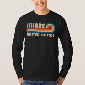 T-shirt KHARE Nom de famille Retro Vintage 80s 90s Anniver