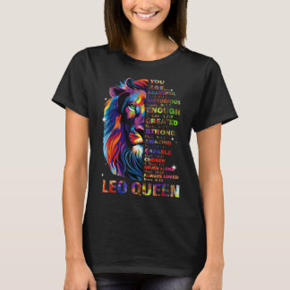 T-shirt Ki Leo Queen Bible chrétienne Verse Costume fille
