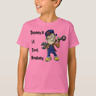 T-shirt Kian est le singe de l'outil Lil de papa