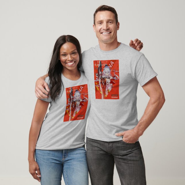 T-shirt Kiana Kaslana Herrscher de Flamescion Honkai Impac (Unisexe)