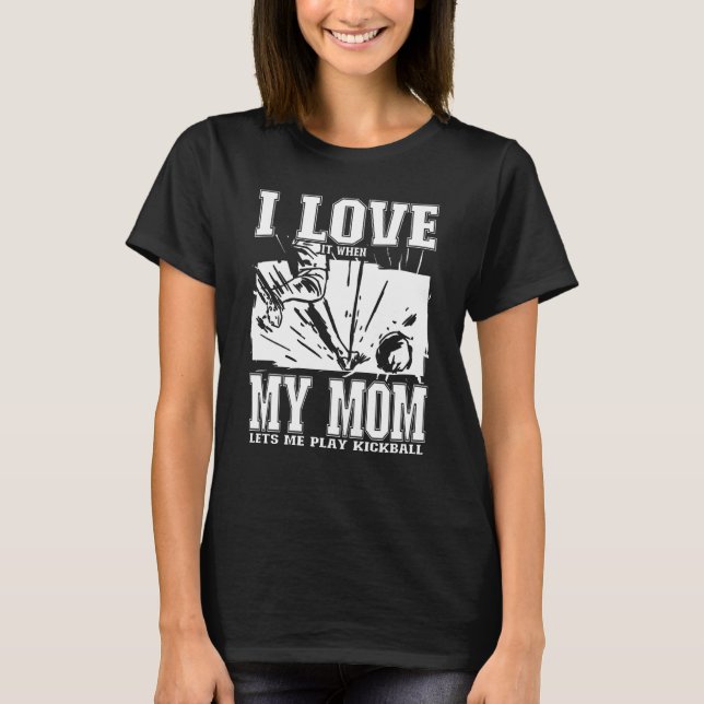 T-shirt Kickball Player Kids (Devant)