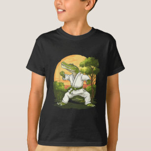 T-shirt Kickboxing Crocodile Taekwondo Karaté Mma Drôle Ma