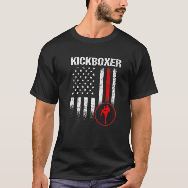 T-shirt Kickboxing Language Kick Boxing Workout (Devant)