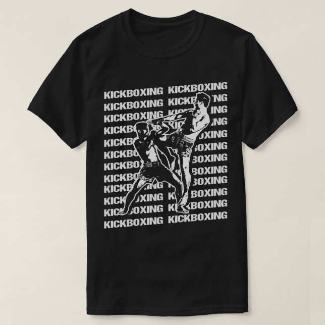 T-shirt Kickboxing Practice Kick Boxing Workout (Design devant)