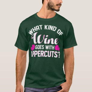 T-shirt Kickboxing Quelle Sorte De Vin Va Avec Uppercut
