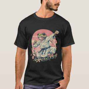 T-shirt Kickboxing Sakura Jiu-jitsu Judo Mma Crapaud Taekw