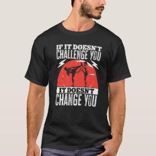 T-shirt Kickboxing Vintage si ça ne vous met pas au défi