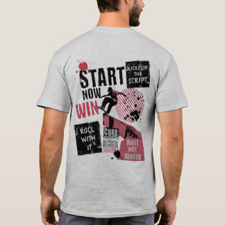 T-shirt Kickflip The Script Skateboarding Street