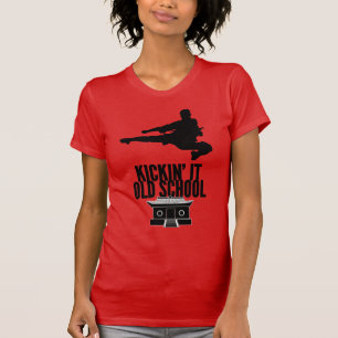 T-shirt Kickin'It Old School