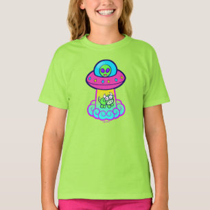 T-shirt Kidcore UFO Cute Kawaii