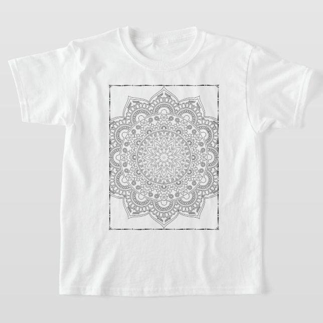 T-shirt Kiddies Shirt Pattern (Mandala) (Poser)