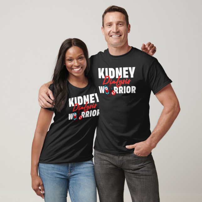 T-shirt Kidney Dialysis Warrior Kidney Recipient Matching (Unisexe)