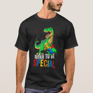 T-shirt Kids Autism Awareness Dino Autism Toddler Boys