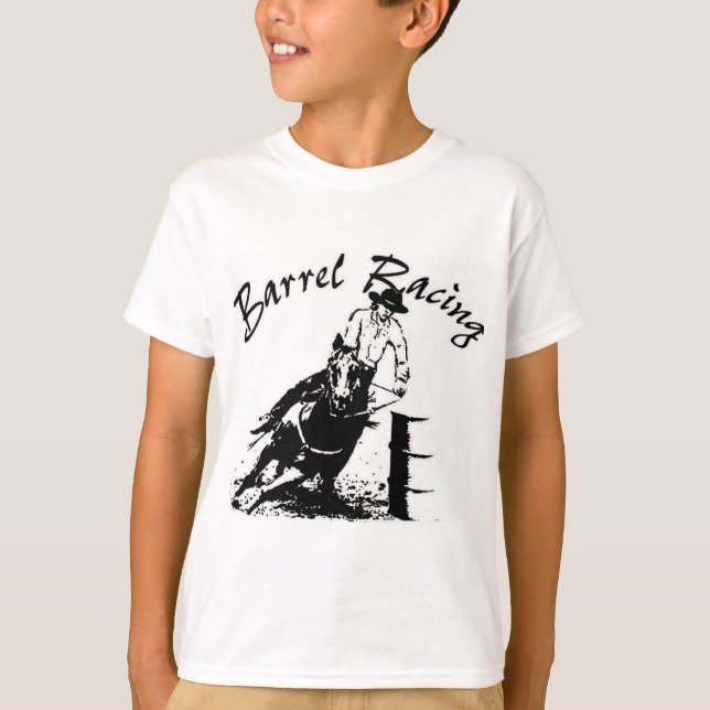 T-shirt Kid's Barrel Racing (Devant)