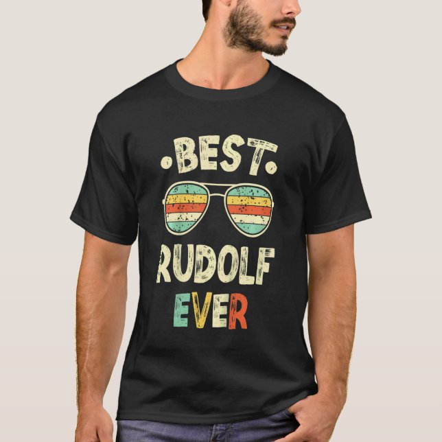T-shirt Kids Best Rudolf Ever (Devant)