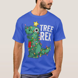 T-shirt Kids Christmas Dinosaur Tree Rex Pajamas Toddler B