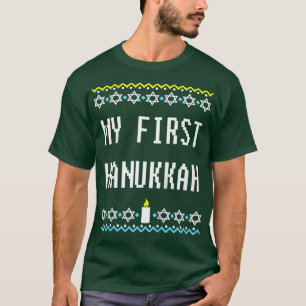 T-shirt Kids First Hannukkah  For Kids Chanukah  Costume B