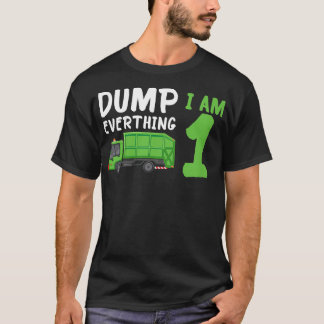 T-shirt Kids Garbage Truck Dump Everything I Am 1 Cute Bir