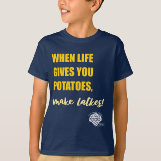 T-shirt Kids' Hanukkah Shirt - "Make latkes"