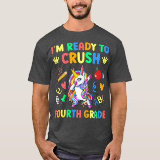 T-shirt Kids I'm Ready to Crush 4th Grade Back to School U