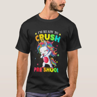 T-shirt Kids I'm Ready To Crush Preschool  Baby Unicorn
