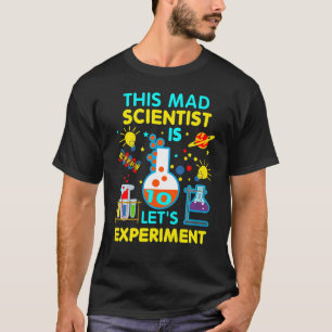 T-shirt Kids Kids 10th Birthday This Mad Scientist Is 10L