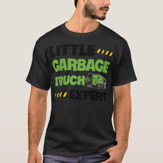 T-shirt Kids Little garbage truck expert Quote for a Garba
