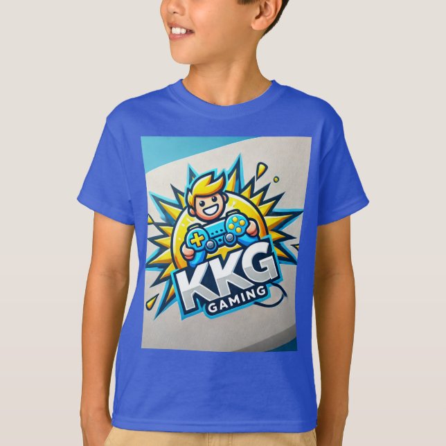 T-shirt Kids Merch The Kabluey Vault (Devant)