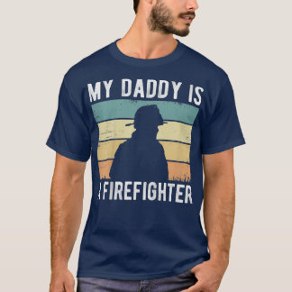 T-shirt Kids My Daddy Is A Firefighter, Proud Fireman Todd