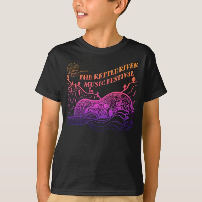 T-shirt Kids Official KRMF LOGO Tee (Devant)