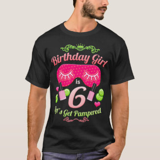 T-shirt Kids SPA Birthday Party Girls Age