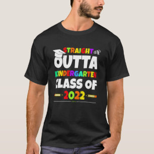 T-shirt Kids Straight Outta Kindergarten Class Of 2022 App
